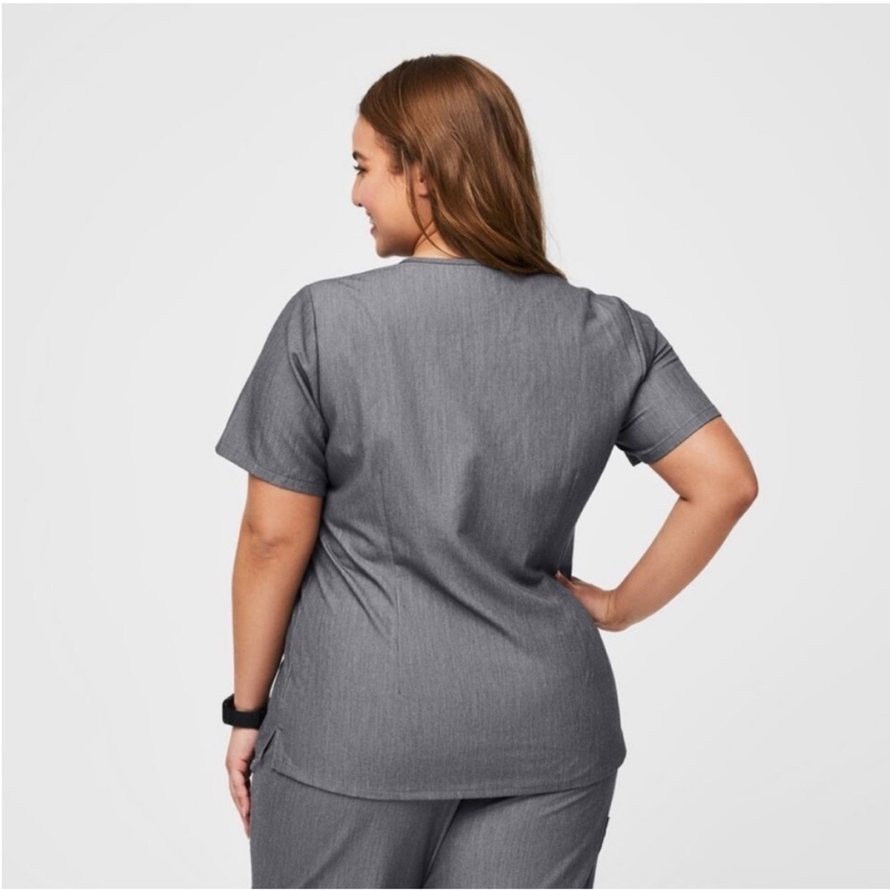 Figs Catarina One-Pocket Scrub Top Graphite XXL - Picture 7 of 7